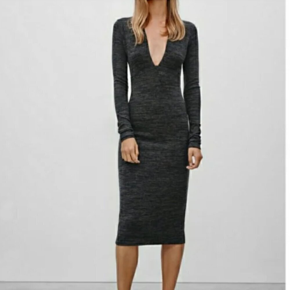 Aritzia Wilfred Free Abby Midi Dress